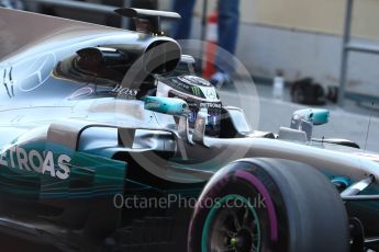 World © Octane Photographic Ltd. Formula 1 - Winter Test 2. Valtteri Bottas - Mercedes AMG Petronas F1 W08 EQ Energy+. Circuit de Barcelona-Catalunya. Friday 10th March 2017. Digital Ref: 1787LB1D6753