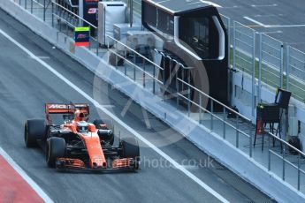 World © Octane Photographic Ltd. Formula 1 - Winter Test 2. Fernando Alonso - McLaren Honda MCL32. Circuit de Barcelona-Catalunya. Friday 10th March 2017. Digital Ref: 1787LB1D6892