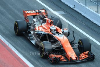 World © Octane Photographic Ltd. Formula 1 - Winter Test 2. Fernando Alonso - McLaren Honda MCL32. Circuit de Barcelona-Catalunya. Friday 10th March 2017. Digital Ref: 1787LB1D6904