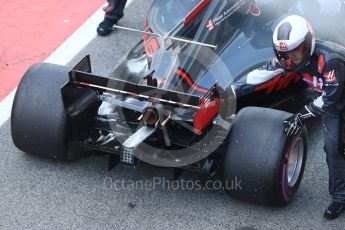 World © Octane Photographic Ltd. Formula 1 - Winter Test 2. Romain Grosjean - Haas F1 Team VF-17. Circuit de Barcelona-Catalunya. Friday 10th March 2017. Digital Ref: 1787LB1D6950