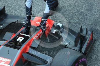 World © Octane Photographic Ltd. Formula 1 - Winter Test 2. Romain Grosjean - Haas F1 Team VF-17. Circuit de Barcelona-Catalunya. Friday 10th March 2017. Digital Ref: 1787LB1D6988