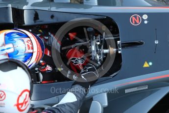 World © Octane Photographic Ltd. Formula 1 - Winter Test 2. Romain Grosjean - Haas F1 Team VF-17. Circuit de Barcelona-Catalunya. Friday 10th March 2017. Digital Ref: 1787LB1D7014