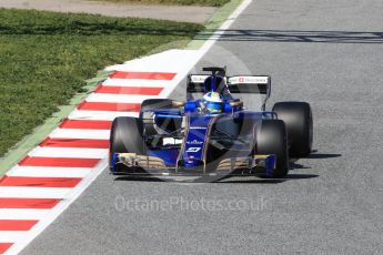 World © Octane Photographic Ltd. Formula 1 - Winter Test 2. Marcus Ericsson – Sauber F1 Team C36. Circuit de Barcelona-Catalunya. Friday 10th March 2017. Digital Ref: 1787LB1D7191