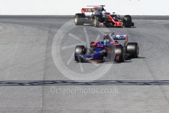 World © Octane Photographic Ltd. Formula 1 - Winter Test 2. Carlos Sainz - Scuderia Toro Rosso STR12. Circuit de Barcelona-Catalunya. Friday 10th March 2017. Digital Ref: 1787LB1D7200