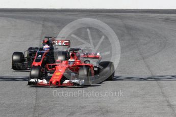 World © Octane Photographic Ltd. Formula 1 - Winter Test 2. Kimi Raikkonen - Scuderia Ferrari SF70H. Circuit de Barcelona-Catalunya. Friday 10th March 2017. Digital Ref: 1787LB1D7209