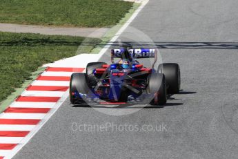 World © Octane Photographic Ltd. Formula 1 - Winter Test 2. Carlos Sainz - Scuderia Toro Rosso STR12. Circuit de Barcelona-Catalunya. Friday 10th March 2017. Digital Ref: 1787LB1D7253