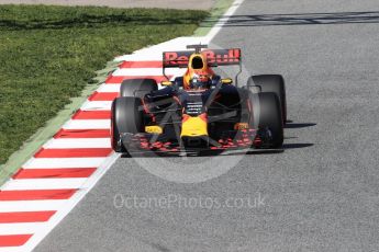 World © Octane Photographic Ltd. Formula 1 - Winter Test 2. Max Verstappen - Red Bull Racing RB13. Circuit de Barcelona-Catalunya. Friday 10th March 2017. Digital Ref: 1787LB1D7270