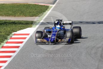 World © Octane Photographic Ltd. Formula 1 - Winter Test 2. Marcus Ericsson – Sauber F1 Team C36. Circuit de Barcelona-Catalunya. Friday 10th March 2017. Digital Ref: 1787LB1D7277