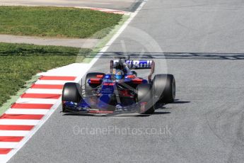 World © Octane Photographic Ltd. Formula 1 - Winter Test 2. Carlos Sainz - Scuderia Toro Rosso STR12. Circuit de Barcelona-Catalunya. Friday 10th March 2017. Digital Ref: 1787LB1D7281