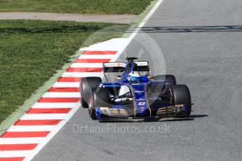 World © Octane Photographic Ltd. Formula 1 - Winter Test 2. Marcus Ericsson – Sauber F1 Team C36. Circuit de Barcelona-Catalunya. Friday 10th March 2017. Digital Ref: 1787LB1D7320