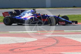 World © Octane Photographic Ltd. Formula 1 - Winter Test 2. Carlos Sainz - Scuderia Toro Rosso STR12. Circuit de Barcelona-Catalunya. Friday 10th March 2017. Digital Ref: 1787LB1D7352