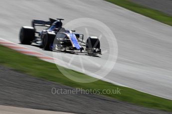World © Octane Photographic Ltd. Formula 1 - Winter Test 2. Pascal Wehrlein – Sauber F1 Team C36. Circuit de Barcelona-Catalunya. Friday 10th March 2017. Digital Ref:1787LB1D7466