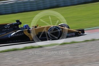 World © Octane Photographic Ltd. Formula 1 - Winter Test 2. Jolyon Palmer - Renault Sport F1 Team R.S.17. Circuit de Barcelona-Catalunya. Friday 10th March 2017. Digital Ref:1787LB1D7539