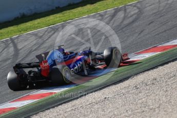 World © Octane Photographic Ltd. Formula 1 - Winter Test 2. Carlos Sainz - Scuderia Toro Rosso STR12. Circuit de Barcelona-Catalunya. Friday 10th March 2017. Digital Ref:1787LB1D7598