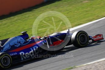 World © Octane Photographic Ltd. Formula 1 - Winter Test 2. Carlos Sainz - Scuderia Toro Rosso STR12. Circuit de Barcelona-Catalunya. Friday 10th March 2017. Digital Ref:1787LB1D7660