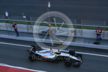 World © Octane Photographic Ltd. Formula 1 - Winter Test 2. Sergio Perez - Sahara Force India VJM10. Circuit de Barcelona-Catalunya. Friday 10th March 2017. Digital Ref: 1787LB5D0049