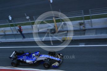 World © Octane Photographic Ltd. Formula 1 - Winter Test 2. Marcus Ericsson – Sauber F1 Team C36. Circuit de Barcelona-Catalunya. Friday 10th March 2017. Digital Ref: 1787LB5D0061