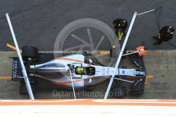 World © Octane Photographic Ltd. Formula 1 - Winter Test 2. Sergio Perez - Sahara Force India VJM10. Circuit de Barcelona-Catalunya. Friday 10th March 2017. Digital Ref: 1787LB5D0171