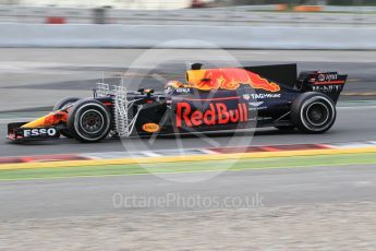 World © Octane Photographic Ltd. Formula 1 - Winter Test 1. Max Verstappen - Red Bull Racing RB13. Circuit de Barcelona-Catalunya. Tuesday 28th February2017. Digital Ref :1781CB1D3583