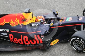 World © Octane Photographic Ltd. Formula 1 - Winter Test 1. Max Verstappen - Red Bull Racing RB13. Circuit de Barcelona-Catalunya. Tuesday 28th February2017. Digital Ref :1781CB1D3622