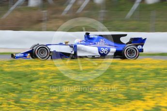 World © Octane Photographic Ltd. Formula 1 - Winter Test 1. Antonio Giovinazzi - Sauber F1 Team C36. Circuit de Barcelona-Catalunya. Tuesday 28th February2017. Digital Ref :1781CB1D3788