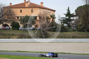 World © Octane Photographic Ltd. Formula 1 - Winter Test 1. Antonio Giovinazzi - Sauber F1 Team C36. Circuit de Barcelona-Catalunya. Tuesday 28th February2017. Digital Ref :1781CB1D3914