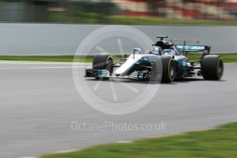 World © Octane Photographic Ltd. Formula 1 - Winter Test 1. Valtteri Bottas - Mercedes AMG Petronas F1 W08 EQ Energy+. Circuit de Barcelona-Catalunya. Tuesday 28th February2017. Digital Ref :1781CB1D3936