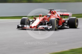 World © Octane Photographic Ltd. Formula 1 - Winter Test 1. Kimi Raikkonen - Scuderia Ferrari SF70H. Circuit de Barcelona-Catalunya. Tuesday 28th February2017. Digital Ref :1781CB1D3941