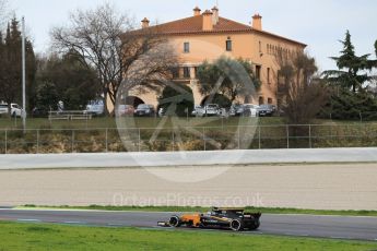 World © Octane Photographic Ltd. Formula 1 - Winter Test 1. Jolyon Palmer - Renault Sport F1 Team R.S.17. Circuit de Barcelona-Catalunya. Tuesday 28th February2017. Digital Ref :1781CB1D3947
