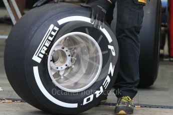 World © Octane Photographic Ltd. Formula 1 - Winter Test 1. Scuderia Ferrari SF70H Oz wheels. Circuit de Barcelona-Catalunya. Tuesday 28th February2017. Digital Ref :1781CB1D4086