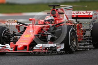 World © Octane Photographic Ltd. Formula 1 - Winter Test 1. Kimi Raikkonen - Scuderia Ferrari SF70H. Circuit de Barcelona-Catalunya. Tuesday 28th February2017. Digital Ref :1781CB1D6986