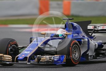 World © Octane Photographic Ltd. Formula 1 - Winter Test 1. Antonio Giovinazzi - Sauber F1 Team C36. Circuit de Barcelona-Catalunya. Tuesday 28th February2017. Digital Ref :1781CB1D7062