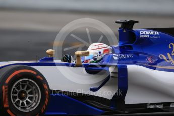 World © Octane Photographic Ltd. Formula 1 - Winter Test 1. Antonio Giovinazzi - Sauber F1 Team C36. Circuit de Barcelona-Catalunya. Tuesday 28th February2017. Digital Ref :1781CB1D7070