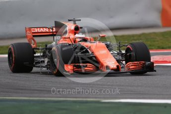 World © Octane Photographic Ltd. Formula 1 - Winter Test 1. Stoffel Vandoorne - McLaren Honda MCL32. Circuit de Barcelona-Catalunya. Tuesday 28th February2017. Digital Ref :1781CB1D7084