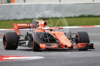 World © Octane Photographic Ltd. Formula 1 - Winter Test 1. Stoffel Vandoorne - McLaren Honda MCL32. Circuit de Barcelona-Catalunya. Tuesday 28th February2017. Digital Ref :1781CB1D7168