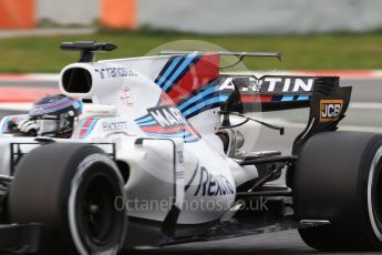 World © Octane Photographic Ltd. Formula 1 - Winter Test 1. Lance Stroll - Williams Martini Racing FW40. Circuit de Barcelona-Catalunya. Tuesday 28th February2017. Digital Ref :1781CB1D7266