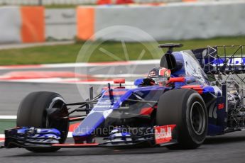 World © Octane Photographic Ltd. Formula 1 - Winter Test 1. Daniil Kvyat - Scuderia Toro Rosso STR12. Circuit de Barcelona-Catalunya. Tuesday 28th February2017. Digital Ref :1781CB1D7373