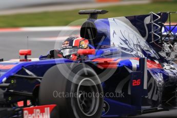 World © Octane Photographic Ltd. Formula 1 - Winter Test 1. Daniil Kvyat - Scuderia Toro Rosso STR12. Circuit de Barcelona-Catalunya. Tuesday 28th February2017. Digital Ref :1781CB1D7375