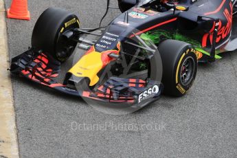 World © Octane Photographic Ltd. Formula 1 - Winter Test 1. Max Verstappen - Red Bull Racing RB13. Circuit de Barcelona-Catalunya. Tuesday 28th February2017. Digital Ref :1781CB1D7407