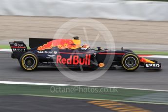 World © Octane Photographic Ltd. Formula 1 - Winter Test 1. Max Verstappen - Red Bull Racing RB13. Circuit de Barcelona-Catalunya. Tuesday 28th February2017. Digital Ref : 1781CB1D7619