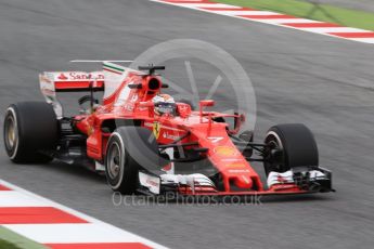 World © Octane Photographic Ltd. Formula 1 - Winter Test 1. Kimi Raikkonen - Scuderia Ferrari SF70H. Circuit de Barcelona-Catalunya. Tuesday 28th February2017. Digital Ref : 1781CB1D7669