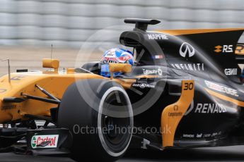 World © Octane Photographic Ltd. Formula 1 - Winter Test 1. Jolyon Palmer - Renault Sport F1 Team R.S.17. Circuit de Barcelona-Catalunya. Tuesday 28th February2017. Digital Ref :1781CB1D7718