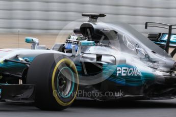 World © Octane Photographic Ltd. Formula 1 - Winter Test 1. Valtteri Bottas - Mercedes AMG Petronas F1 W08 EQ Energy+. Circuit de Barcelona-Catalunya. Tuesday 28th February2017. Digital Ref :1781CB1D7726
