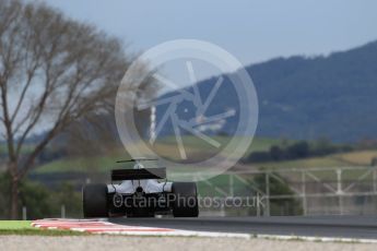 World © Octane Photographic Ltd. Formula 1 - Winter Test 1. Kevin Magnussen - Haas F1 Team VF-17. Circuit de Barcelona-Catalunya. Tuesday 28th February2017. Digital Ref :1781CB1D7811