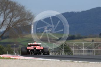 World © Octane Photographic Ltd. Formula 1 - Winter Test 1. Kimi Raikkonen - Scuderia Ferrari SF70H. Circuit de Barcelona-Catalunya. Tuesday 28th February2017. Digital Ref :1781CB1D7814