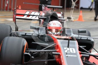 World © Octane Photographic Ltd. Formula 1 - Winter Test 1. Kevin Magnussen - Haas F1 Team VF-17. Circuit de Barcelona-Catalunya. Tuesday 28th February2017. Digital Ref :1781LB1D8737