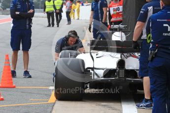 World © Octane Photographic Ltd. Formula 1 - Winter Test 1. Lance Stroll - Williams Martini Racing FW40. Circuit de Barcelona-Catalunya. Tuesday 28th February2017. Digital Ref :1781LB1D8951