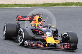 World © Octane Photographic Ltd. Formula 1 - Winter Test 1. Max Verstappen - Red Bull Racing RB13. Circuit de Barcelona-Catalunya. Tuesday 28th February 2017. Digital Ref : 1781LB1D8971