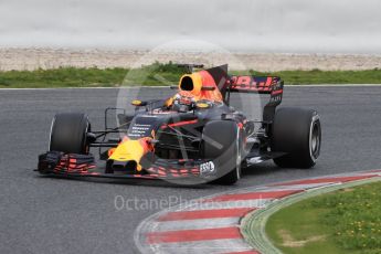 World © Octane Photographic Ltd. Formula 1 - Winter Test 1. Max Verstappen - Red Bull Racing RB13. Circuit de Barcelona-Catalunya. Tuesday 28th February 2017. Digital Ref : 1781LB1D8992