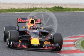 World © Octane Photographic Ltd. Formula 1 - Winter Test 1. Max Verstappen - Red Bull Racing RB13. Circuit de Barcelona-Catalunya. Tuesday 28th February 2017. Digital Ref : 1781LB1D8996